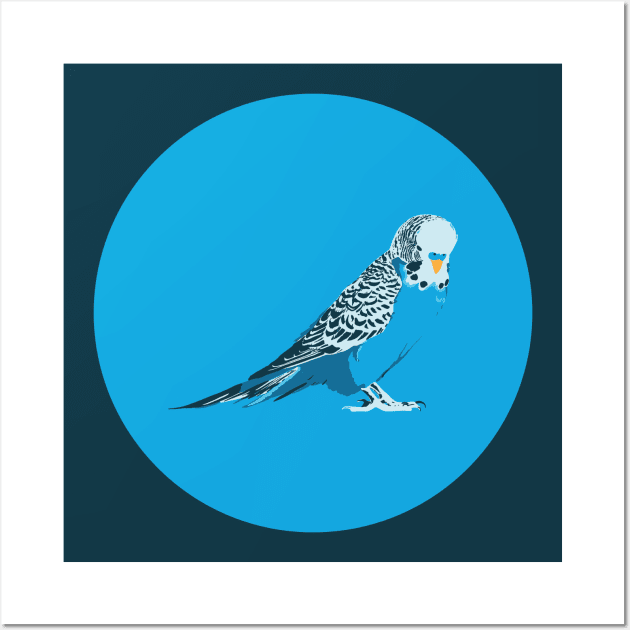 Budgie Wall Art by divafern